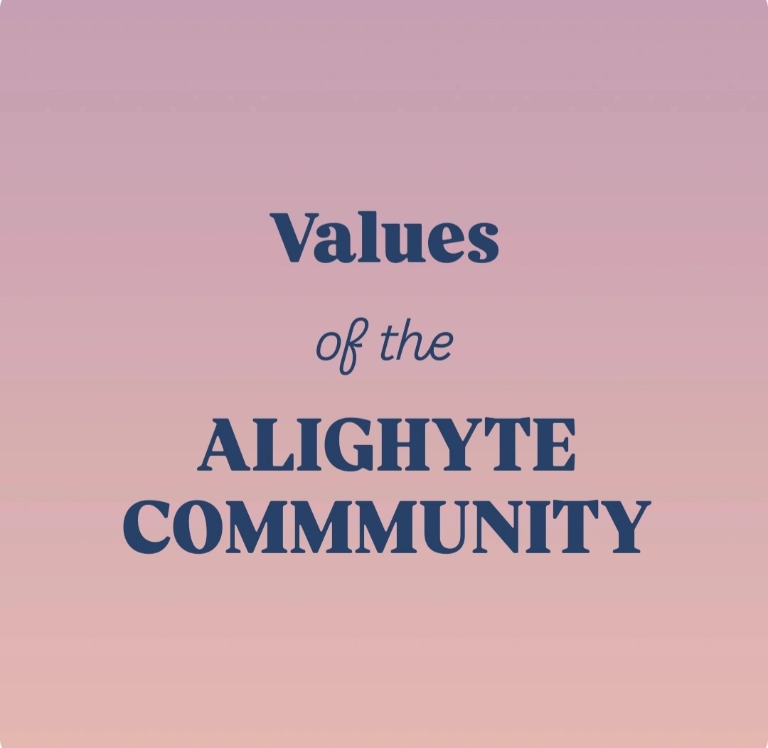 Alighyte - Values