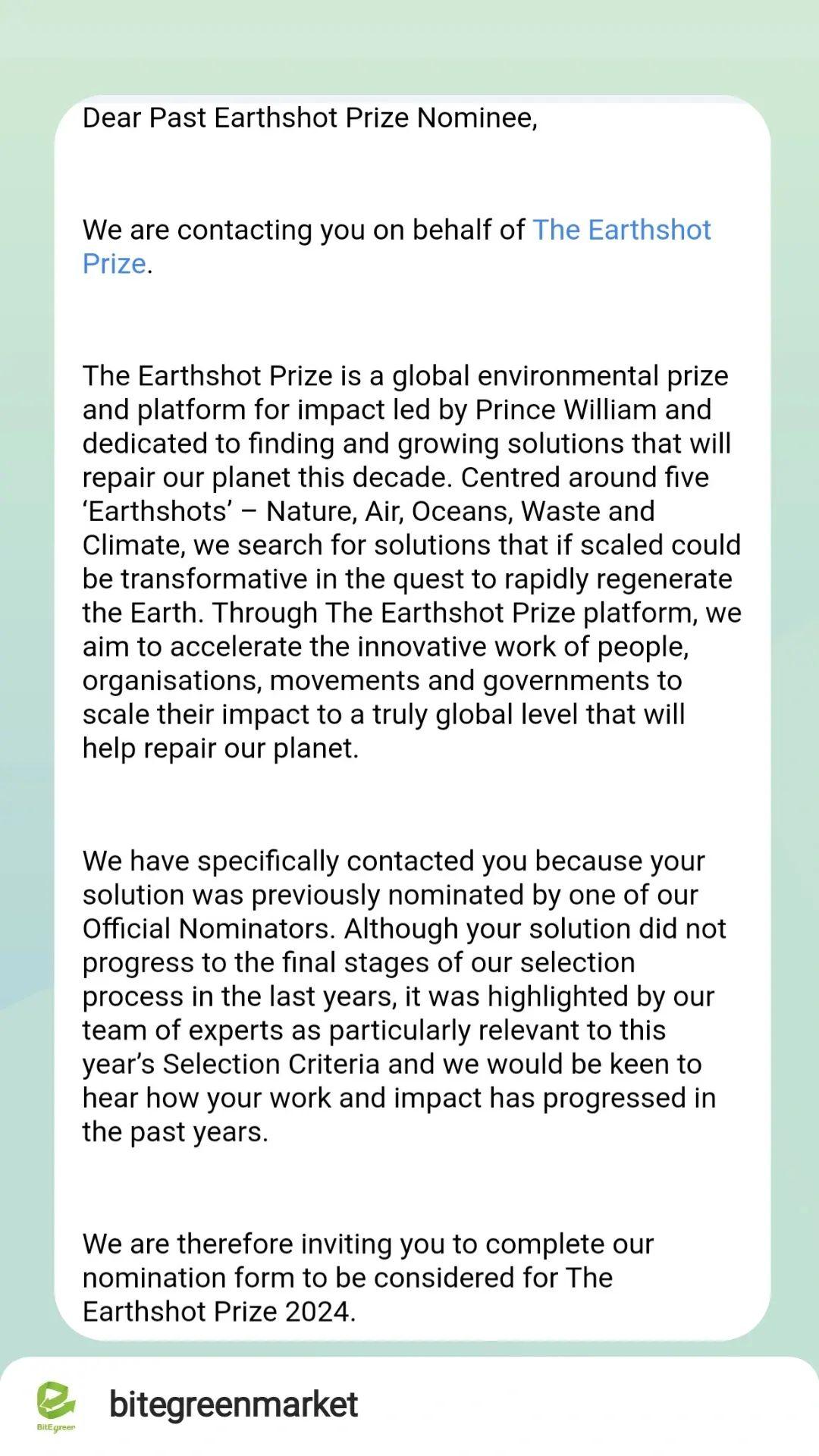 The Earthshot Prize